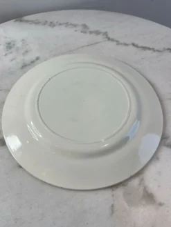 Assiette plate Salins décor bleues 24,5cm
