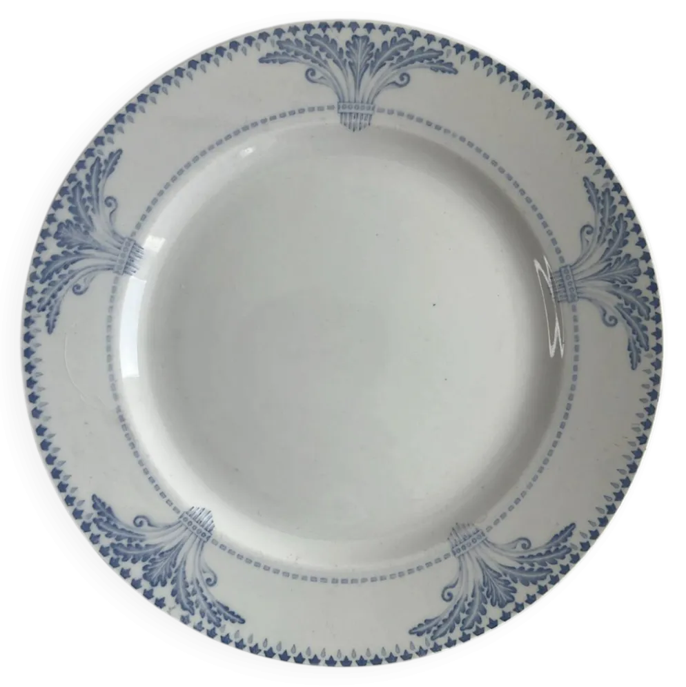 Assiette plate Service Windsor Creil et Montereau 24,5cm