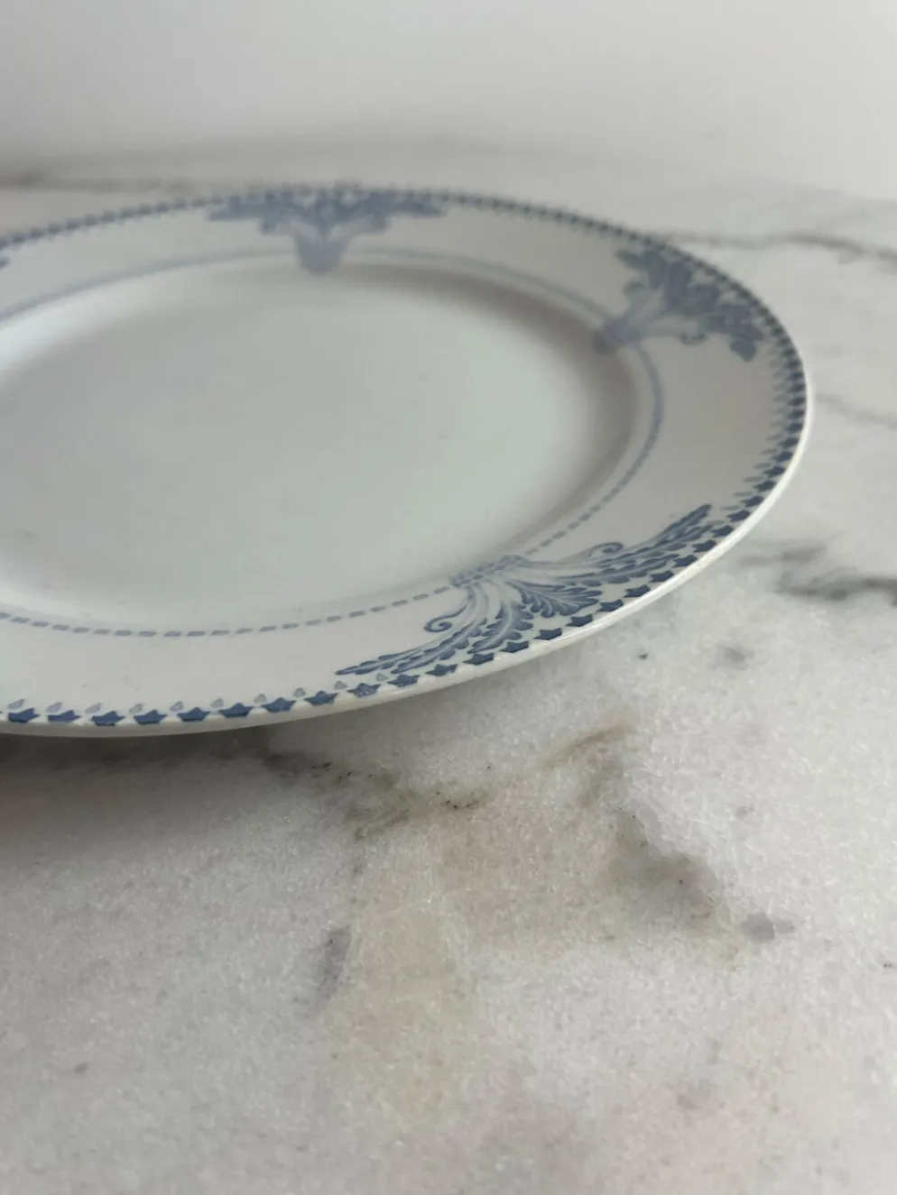 Assiette plate Service Windsor Creil et Montereau 24,5cm