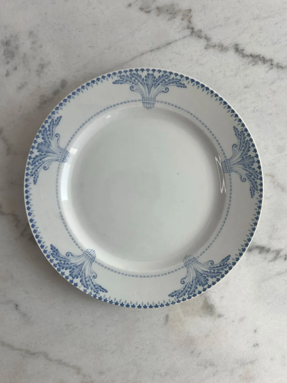 Assiette plate Service Windsor Creil et Montereau 24,5cm