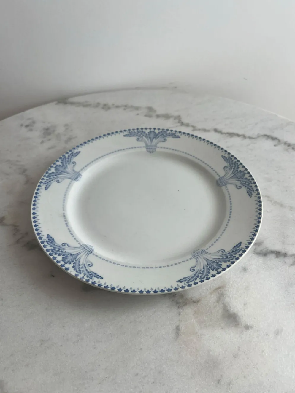 Assiette plate Service Windsor Creil et Montereau 24,5cm