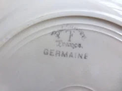 1 assiette plate vintage de Badonviller modèle Germaine 221232