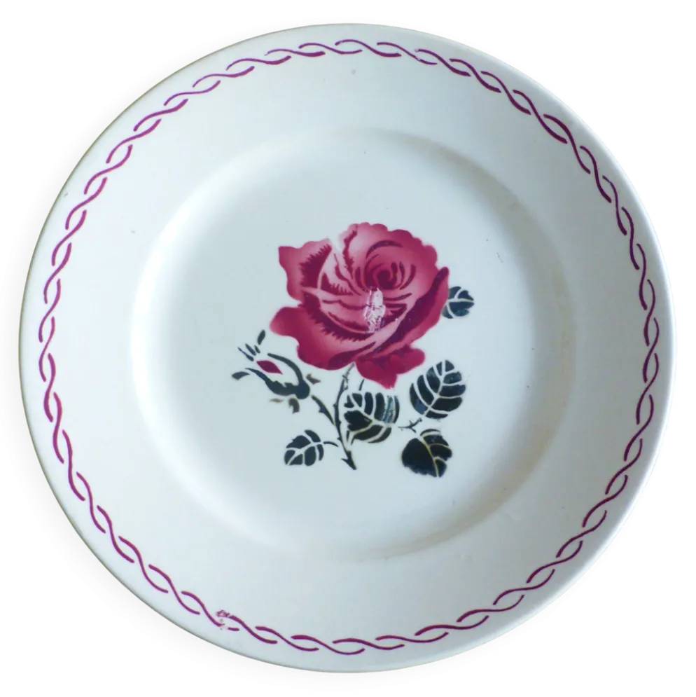 1 assiette plate vintage de Badonviller modèle Germaine 221232