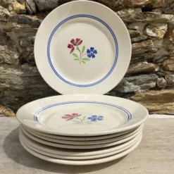 Assiettes anciennes Lunéville