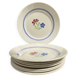 Assiettes anciennes Lunéville