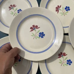 Assiettes anciennes Lunéville
