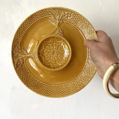 Assiettes à artichauts années 70