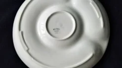 4 Assiettes à artichauts en porcelaine blanche Pillivuyt