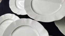 6 Assiettes à asperges en porcelaine Pillivuyt
