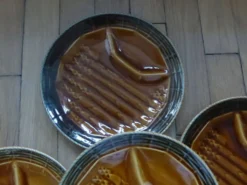 5 assiettes à asperges, 1 plat Sarreguemines L1 / 200106