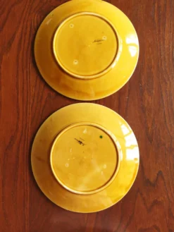 2 assiettes à asperges Sarreguemines