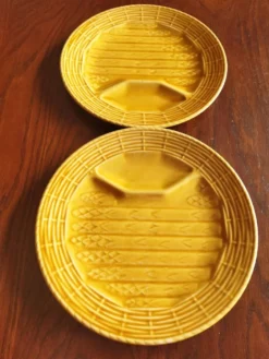 2 assiettes à asperges Sarreguemines
