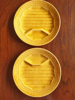 2 assiettes à asperges Sarreguemines