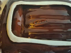 6 assiettes à asperges Vallauris
