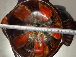 3 Assiettes à Bouillabaisse vintage signée Marius Giuge - Vallauris