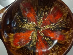 3 Assiettes à Bouillabaisse vintage signée Marius Giuge - Vallauris