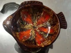3 Assiettes à Bouillabaisse vintage signée Marius Giuge - Vallauris