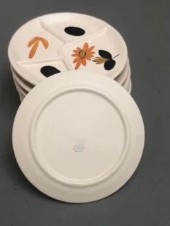 Assiettes compartimentées pour salades composées