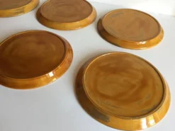 6 assiettes compartimentées vintage