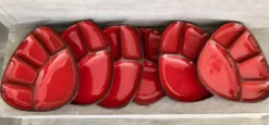 6 Assiettes à compartiments