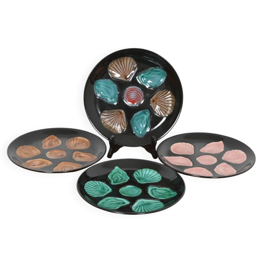 Assiettes à coquillage 1950