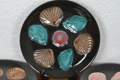 Assiettes à coquillage 1950