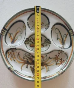 4 assiettes à coquillage Keraluc