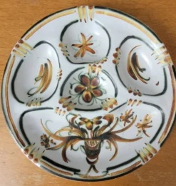 4 assiettes à coquillage Keraluc