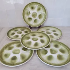 Assiettes à coquillages Moulin des Loups Orchies