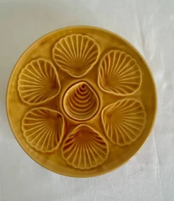 5 assiettes à coquillages vintage