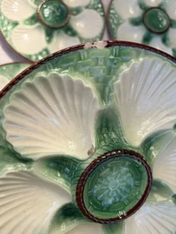 Assiettes à coquilles saint-Jacques