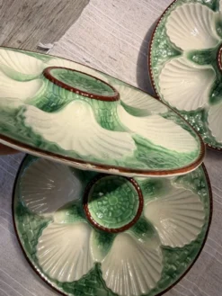 Assiettes à coquilles saint-Jacques