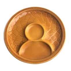 8 assiettes céramique artichauts