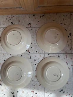 4 assiettes creuses
