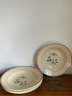 4 assiettes creuses