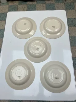 5 assiettes creuses