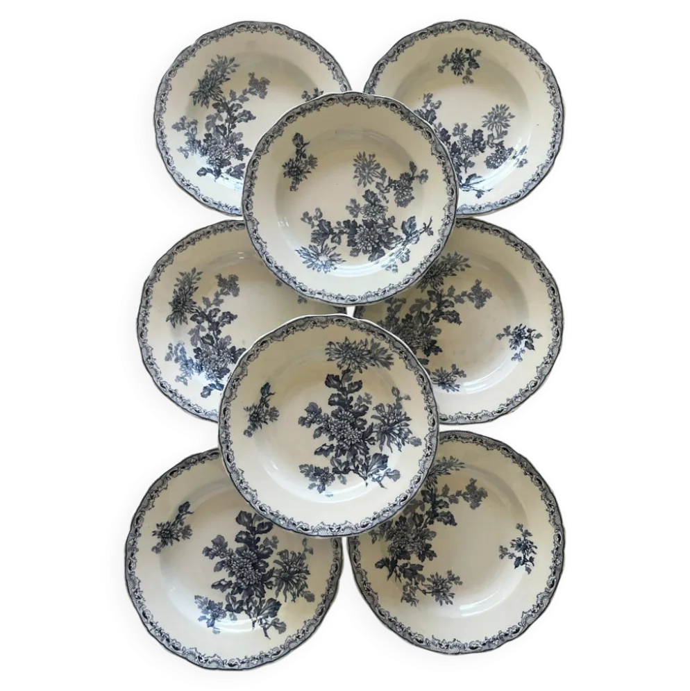 Assiettes creuses anciennes
