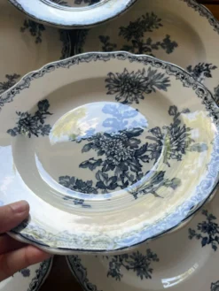 Assiettes creuses anciennes