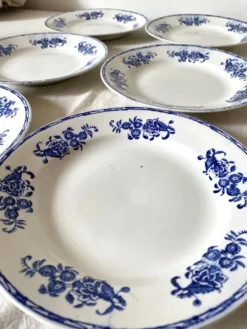 Assiettes creuses anciennes l'Amandinoise
