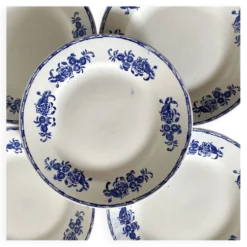Assiettes creuses anciennes l'Amandinoise