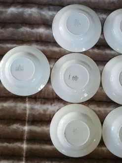 16 assiettes creuses anciennes dépareillées