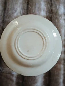 9 assiettes creuses anciennes dépareillées