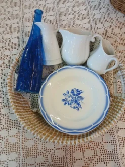 6 assiettes creuses anciennes dépareillées