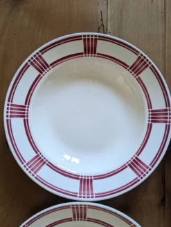 6 assiettes creuses Badonviller