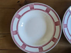 6 assiettes creuses Badonviller