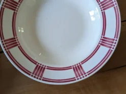 6 assiettes creuses Badonviller