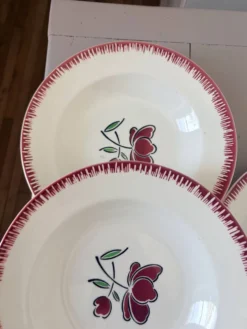 6 assiettes creuses Badonviller 200851