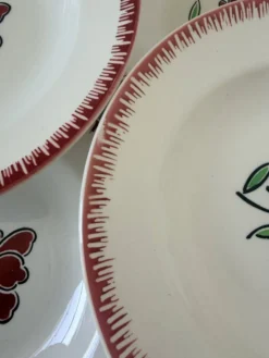 6 assiettes creuses Badonviller 200851