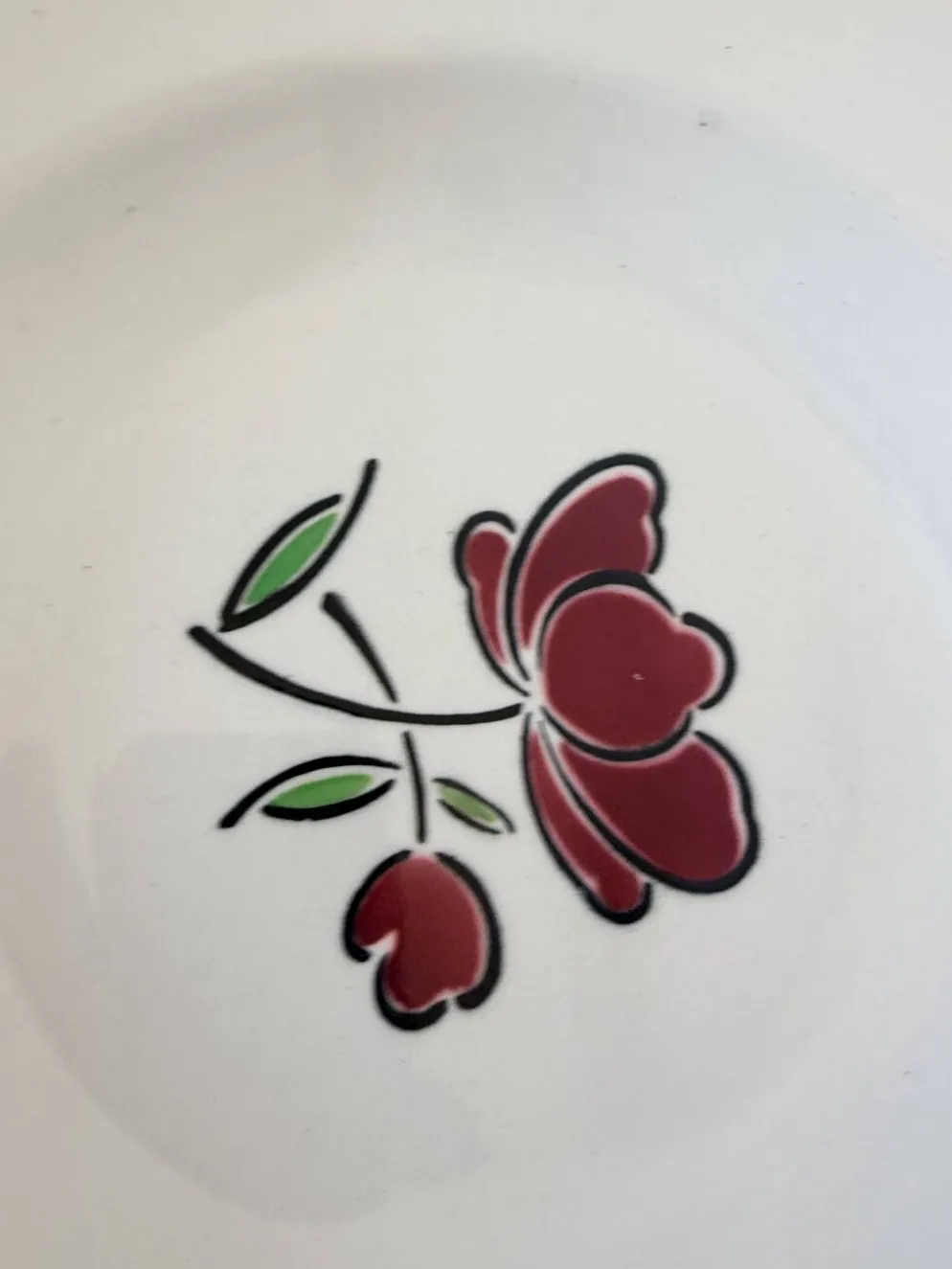 6 assiettes creuses Badonviller 200851