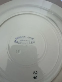 6 assiettes creuses Badonviller 200851